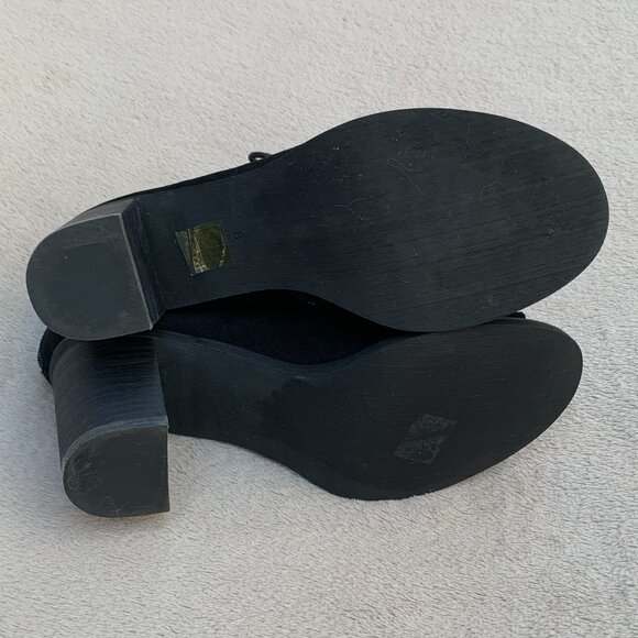 Jeffrey Campbell Cors Black Suede Ankle Booties Sz8 - Picture 13 of 15